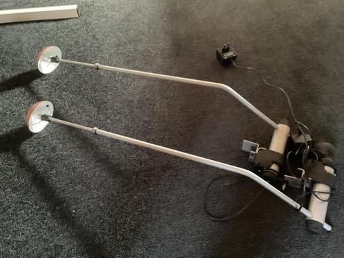 Auping aureo bedlampen, Huis en Inrichting, Slaapkamer | Bedden, Zo goed als nieuw, Tweepersoons, Metaal, Wit, Verstelbaar, Ophalen