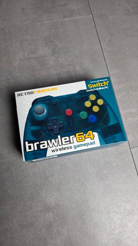 RetroFighters Brawler 64 Switch Controller - Nieuw!, Spelcomputers en Games, Spelcomputers | Nintendo Consoles | Accessoires, Nieuw