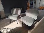 2 fauteuils grijs Sissy Boy / Basic Label, Huis en Inrichting, Ophalen, 75 tot 100 cm, Zo goed als nieuw, Stof