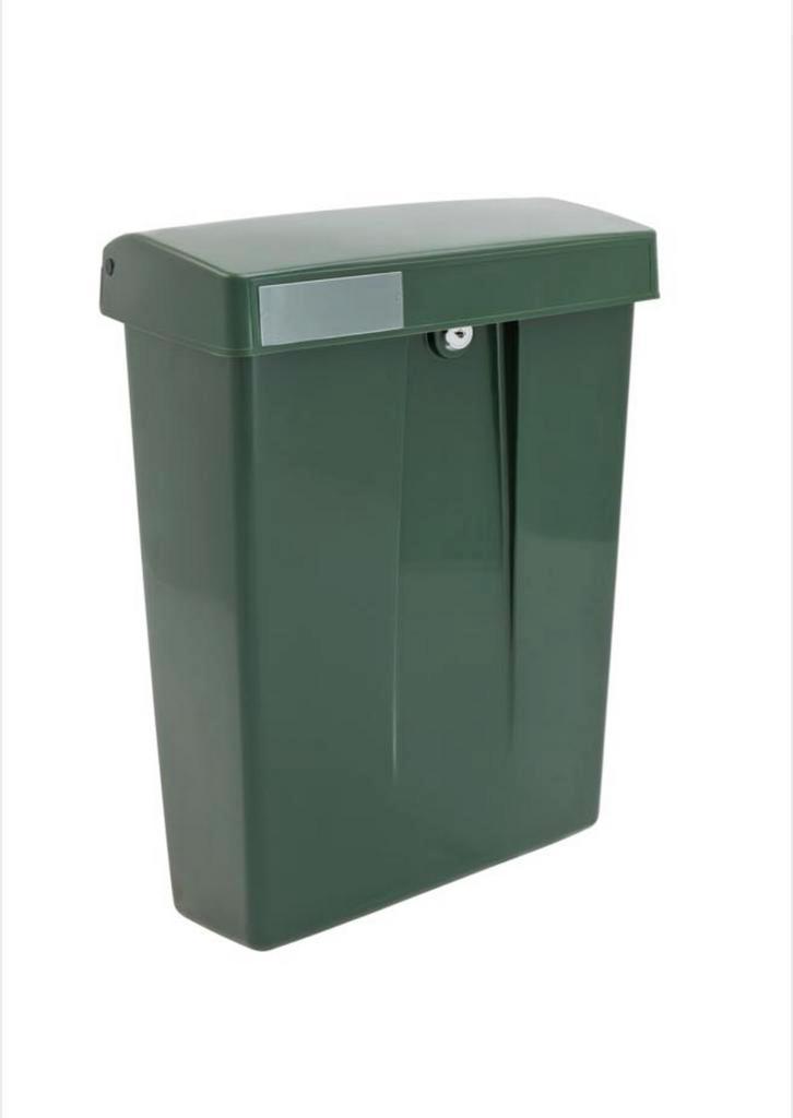 Nieuw Intersteel Summus Staand - Wand-Brievenbus Groen Slot, Tuin en Terras, Brievenbussen, Nieuw, Wandbrievenbus, Kunststof, Ophalen of Verzenden