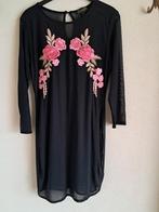 Doorzichtig zwarte jurk van AYANAPA. Maat 16 (XL)., Ophalen of Verzenden, Zo goed als nieuw, AYANAPA, Jurk