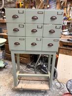 Ladekast,brocante kast,werkplaats kast, industriele ladekast, Gebruikt, Wijchen, Info@heydenrijck.nl, Heydenrijck