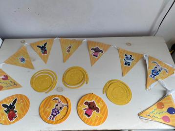 Bing feestversiering/ verjaardag/ slinger/ decoratie beschikbaar voor biedingen