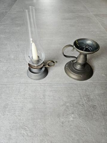 2 vintage kandelaars voor 10 euro beschikbaar voor biedingen