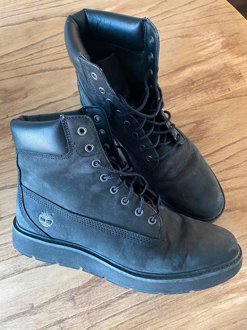 Timberland Leren Boots Sensorflex, Kleding | Dames, Schoenen, Zo goed als nieuw, Zwart, Ophalen of Verzenden