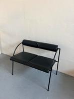 Bieffeplast Postmoderne Bank - Jaren 80 Skai Leer, Ophalen, Bieffeplast, Minder dan 75 cm, Tweepersoons