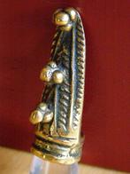 INDIA KERALA VINGER RING VOOR DANSERS MESSING BRONS 28,6 gr, Ophalen of Verzenden