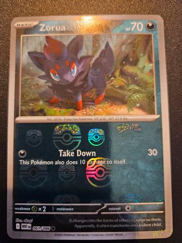 Zorua MB & Bouffalant ex full art beschikbaar voor biedingen