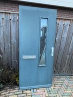 Voordeur met dubbelglas, Doe-het-zelf en Verbouw, Deuren en Horren, Ophalen, 80 tot 100 cm, 200 tot 215 cm, Glas