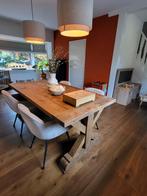 Robuuste Eiken Kloostertafel, Huis en Inrichting, Tafels | Eettafels, Ophalen, 100 tot 150 cm, Eikenhout, 200 cm of meer