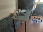 Bureau ikea lagkapten / olov, Huis en Inrichting, Bureaus, Ophalen, In hoogte verstelbaar, Gebruikt, Bureau