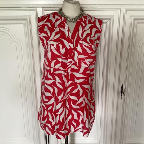 Blouse/top mt.44/street one/ rood/wit/NIEUW…!!, Kleding | Dames, Blouses en Tunieken, Nieuw, Maat 42/44 (L), Rood, Ophalen of Verzenden