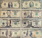 Set van 8 Amerikaanse Bankbiljetten, Verzenden, Noord-Amerika