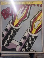 Roy Lichtenstein originele vintage litho. As I opened fire, Ophalen of Verzenden