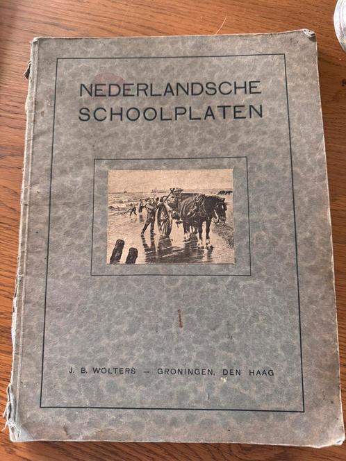 Boek met Nederlandse schoolplaten uit 1926, Antiek en Kunst, Antiek | Boeken en Bijbels, Ophalen of Verzenden