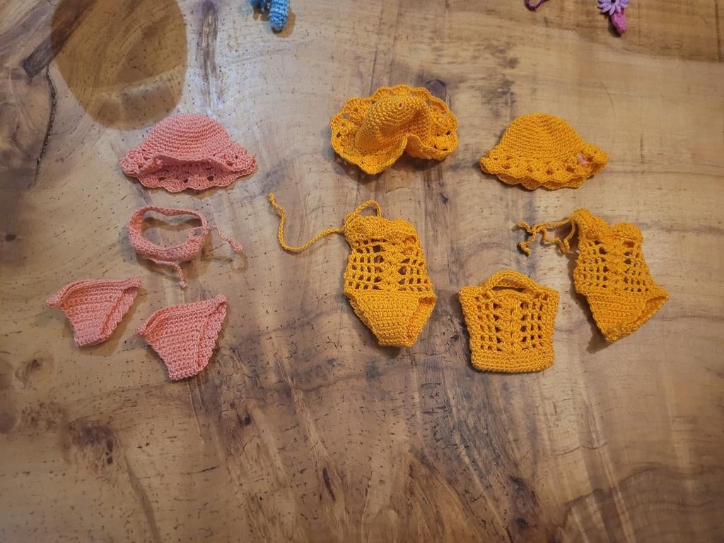 Barbie Kleding Set - Handgemaakt, Ophalen of Verzenden, Zo goed als nieuw, Handgemaakt, Meisje
