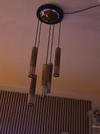 Vintage Hanglamp met Glazen Accenten, Huis en Inrichting, Lampen | Hanglampen, Gebruikt, 50 tot 75 cm, Vintage, Ophalen of Verzenden