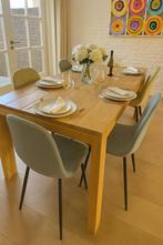 Eikenhouten Eettafel - collectie Jan des Bouvrie collectie, Ophalen, Eikenhout, 200 cm of meer, Scandinavisch