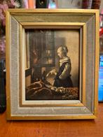 Kleine reproductie van Vermeer's Melkmeisje, Antiek en Kunst, Kunst | Schilderijen | Klassiek, Ophalen of Verzenden