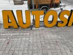 lichtreclame led letters autos autobedrijf 80cm hoog, Ophalen, Haaxman, Lichtbak of (neon) lamp, Haaxman