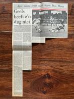 Voetbal krantenartikel Ajax FC Den Haag februari 1977 ADO, Verzamelen, Ophalen of Verzenden, Knipsel(s)