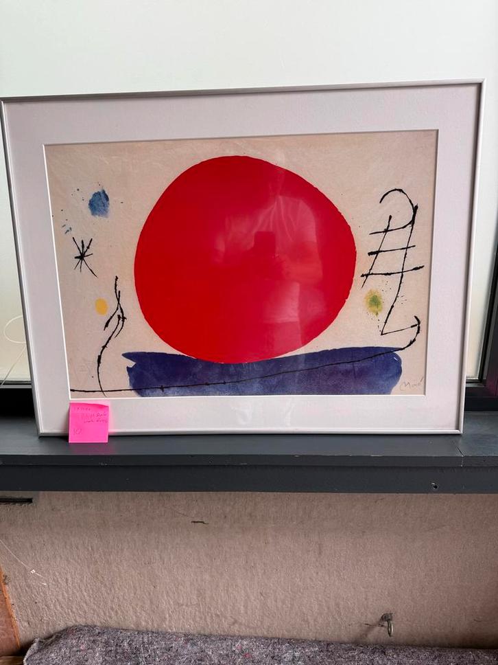 Joan Miró Litho, Antiek en Kunst, Kunst | Litho's en Zeefdrukken, Ophalen of Verzenden