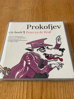 Sergej Prokofjev - Peter en de wolf met cd, Ophalen of Verzenden, Zo goed als nieuw, Sergej Prokofjev