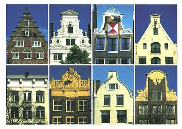 962892	Amsterdam	Gevels	Nette oude kaart Onbeschreven        beschikbaar voor biedingen