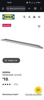 IKEA Skorva middenbalk, Huis en Inrichting, Ophalen, Gebruikt, Eenpersoons, Wit