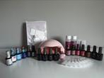 Complete Pink Gellac set met 13 kleuren, Ophalen of Verzenden, Gebruikt, Overige kleuren, Handen en Nagels