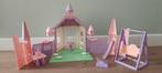 Vintage 1986 Lady Lovely Locks kasteeltuin speelset., Ophalen of Verzenden, Gebruikt, Poppenhuis