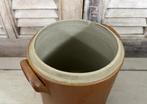 Antieke Franse olijven pot met deksel maat 5, Antiek en Kunst, Ophalen of Verzenden