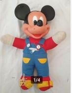 Leuke vintage Mickey Mouse pop/knuffel, Verzamelen, Ophalen, Mickey Mouse, Gebruikt, Beeldje of Figuurtje