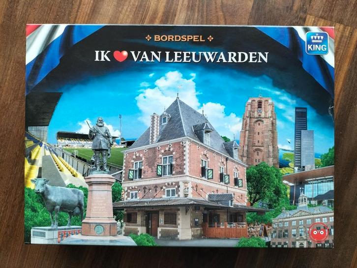 Bordspel Ik hou van Leeuwarden (lokale en algemene vragen), Hobby en Vrije tijd, Gezelschapsspellen | Bordspellen, Zo goed als nieuw
