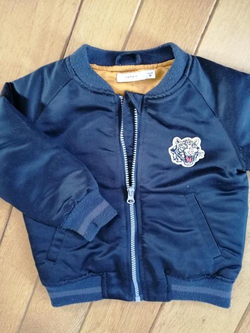 NAME IT' jack jas blauw maat 92, Kinderen en Baby's, Kinderkleding | Maat 92, Zo goed als nieuw, Jongen, Jas, Ophalen of Verzenden