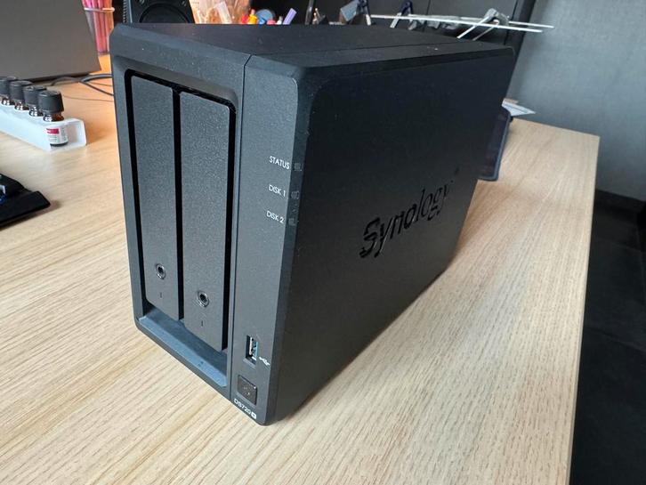 Synology DS720+ NAS met 2x 8TB Seagate IronWolf Pro +2x NVME, Computers en Software, NAS, Zo goed als nieuw, Ophalen of Verzenden