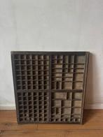 Originele letterbak, Huis en Inrichting, Ophalen of Verzenden, Gebruikt, Rechthoekig, Hout