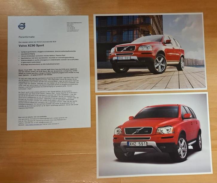 Volvo XC 90, ( Sport.) 12 items.  € 25,--, Boeken, Auto's | Folders en Tijdschriften, Zo goed als nieuw, Volvo, Ophalen of Verzenden