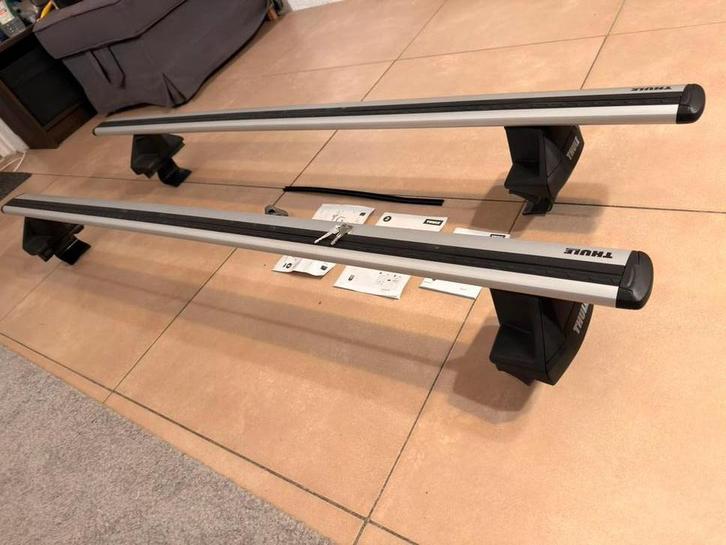 Thule wingbar evo 150 met evo clamp 7105, Auto diversen, Dakdragers, Zo goed als nieuw, Ophalen