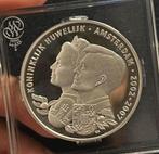 Zilveren Huwelijksmunt Willem-Alexander en Máxima, Postzegels en Munten, Munten | Nederland, Koningin Beatrix, Zilver, Euro's