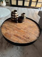 WOOOD salon tafel, Ophalen, 100 tot 150 cm, Rond, Zo goed als nieuw