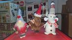 3 Kersthangers kerstgnoom kerstrendier  kerstmuis, Diversen, Kerst, Ophalen of Verzenden, Nieuw