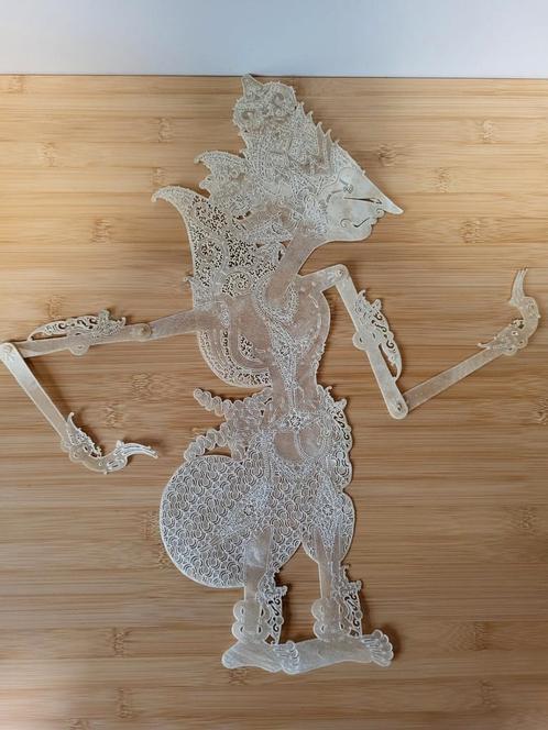Wayang kulit uit Indonesie uit jaren 70-80, Antiek en Kunst, Kunst | Niet-Westerse kunst, Ophalen of Verzenden