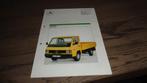 Folder MERCEDES  MB 100 Pritschenwagen  ,  8-1987, Verzenden, Gelezen, Mercedes