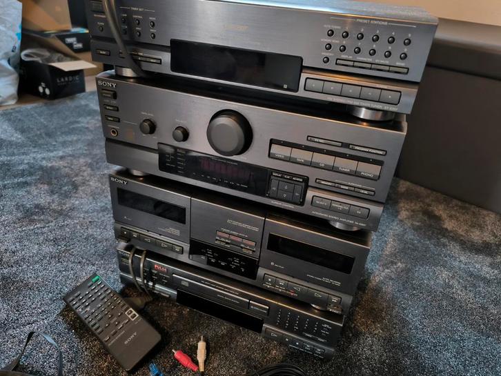 Sony LBT-D507 Stereotoren (zonder speakers), Audio, Tv en Foto, Stereo-sets, Gebruikt, Cassettedeck, Cd-speler, Tuner of Radio