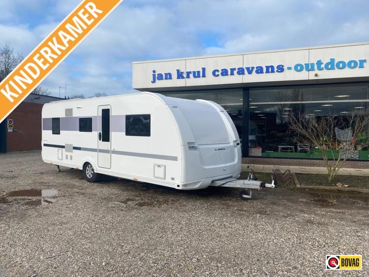 Adria Alpina 663 PT 3 stapelbed, Caravans en Kamperen, Caravans, Bedrijf, tot en met 6, Rondzit, Adria, Queensbed, Overige typen