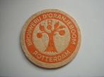 Vooroorlogs viltje Brouwerij D' Oranjeboom Rotterdam, Ophalen of Verzenden, Gebruikt, Viltje(s), Oranjeboom