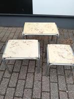 Bijzettafels, Minder dan 55 cm, Rond, Zo goed als nieuw, Ophalen
