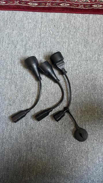 3x IEC - EU adapter 30cm beschikbaar voor biedingen