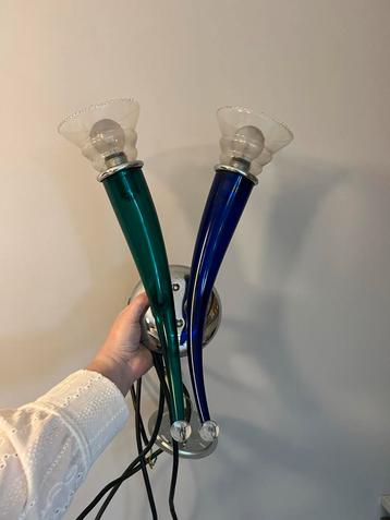 3x Artemide Veart 1980 Giuseppe Righetto Wandlampen Murano beschikbaar voor biedingen
